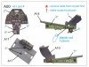 Quinta Studio QDS-48253 P-51D 3D-Printed & coloured Interior on decal paper ( Tamiya ) (small version) 1/48
